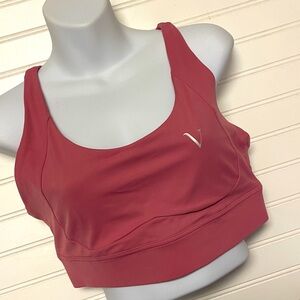 V Dusty Rose Crop  Activewear Top